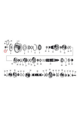 Mutter Getrieberitzel / Riemenrad