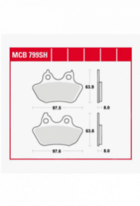 Bremsbelag TRW / Lucas MCB799SH