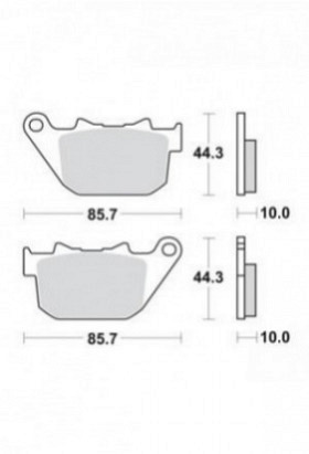 Bremsbelag SBS / 808H.LS