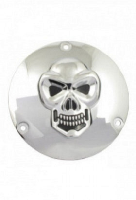 Derby Cover Skull 3-Loch, chrom