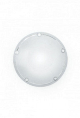 Derby Cover Twin Cam, Stepped Chrom