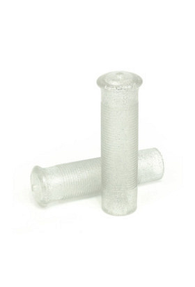 Griffe 1" Glitzer klar