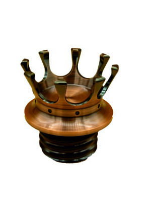 Tankdeckel Krone Bronze