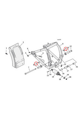 Sicherungsring Schwingenlager