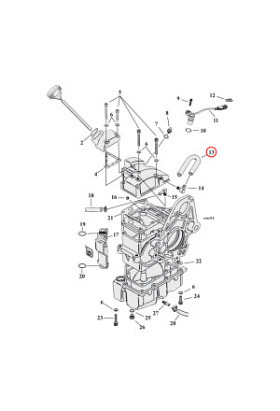 Entlüftungsschlauch Getriebe