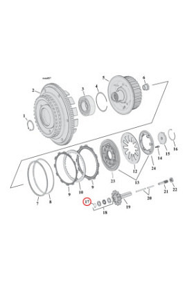 Sicherungsring, Sprengring Ausrücklager