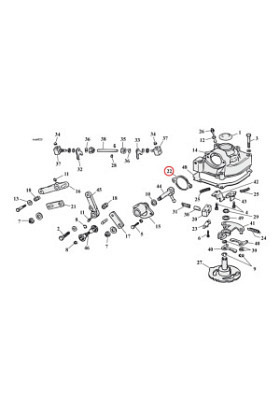Dichtung Getriebeschaltwellenabdeckung..