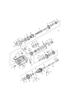 Bushing Getriebe Nebenwelle 1.Gang, Jims