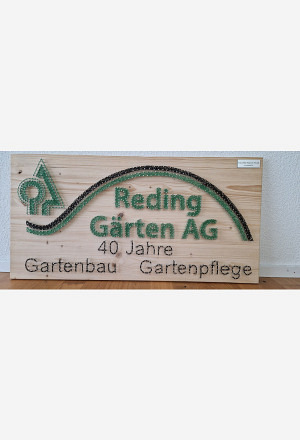 Fadenbild "Firmenlogo mit Motiv"