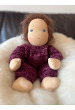 Hirse-Waldorfpuppe mit braunen Haaren Leonie