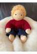 Hirse-Waldorfpuppe mit blonden Haaren Mia