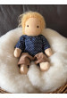 Hirse-Waldorfpuppe mit blonden Haaren Amelie