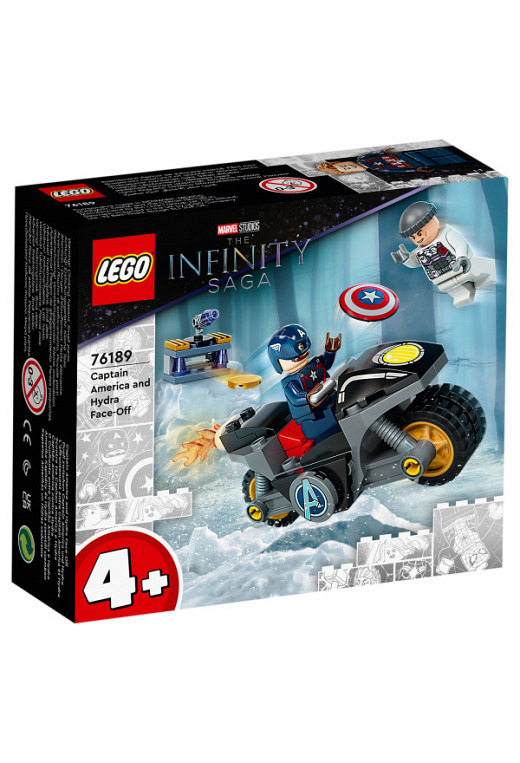 LEGO SUPER HEROES 76189 Duell zwischen Captain America und Hydra