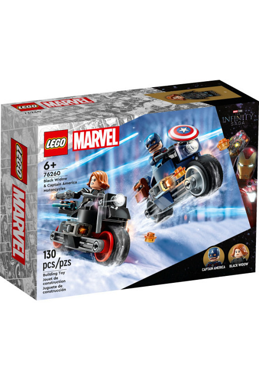 LEGO® Marvel 76260 Black Widows & Captain Americas Motorräder