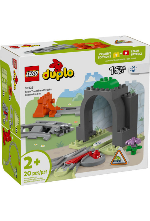 LEGO DUPLO Eisenbahntunnel und Schienen – Erweiterungsset (10425)