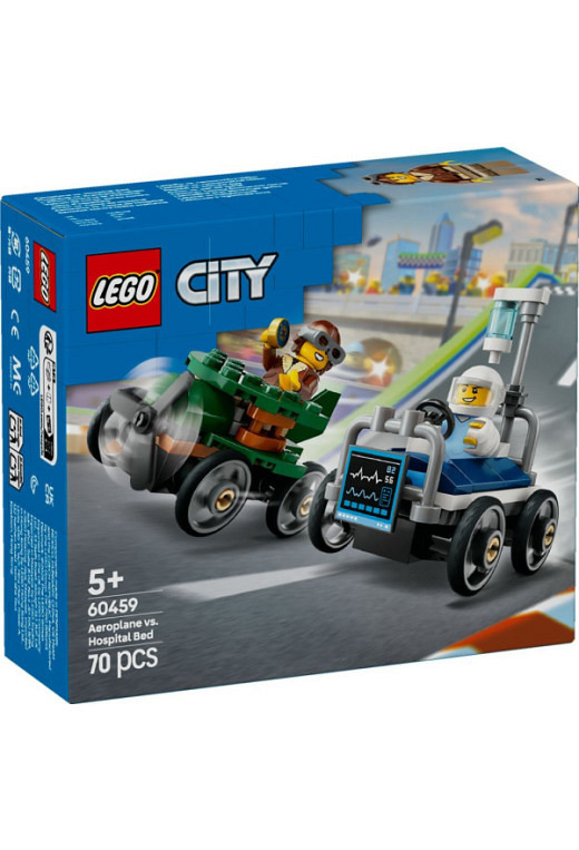 LEGO® City Flugzeug vs. Krankenhausbett (60459)