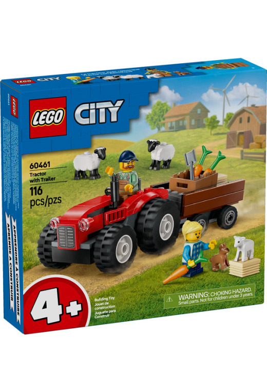 hLEGO® City 60461 Traktor mit Anhänger