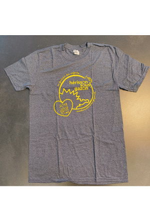 T-shirt unisexe 10 ans gris
