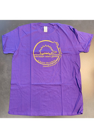 T-shirt unisexe violet