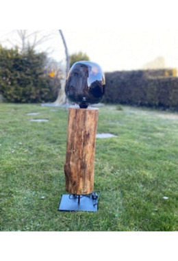 Lampe aus Ybriger Holz