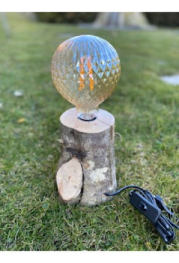 Lampe aus Ybriger Holz