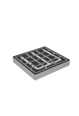 CNC Vakuumsauger 160x152x24