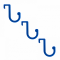 Dachablage Haken 1kg (Set, 3 Stk.) blau