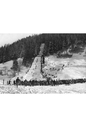 Skispringen am Selfrangalift