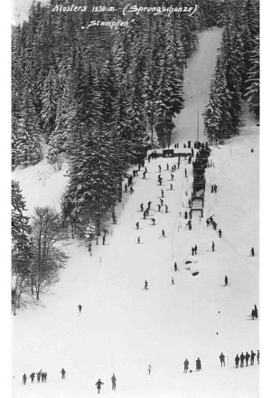 Skispringen klosters