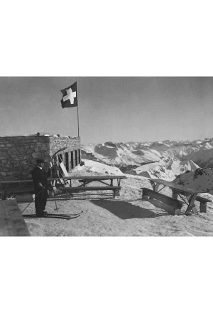 Auf dem Weissfluhgipfel