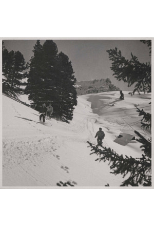 Skifahren in den Arven