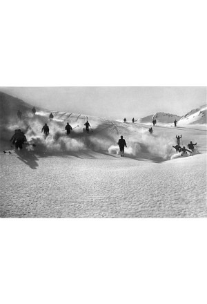 Wilde Abfahrt auf Parsenn