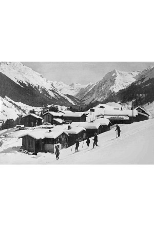 Englische Skifahrer in Selfranga