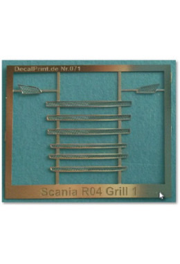 Kühlergrill-Applikationen zu Scania R04