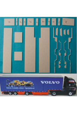 Tiefbett Trailer, geschlossen