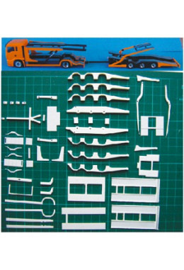 LKW - Transporter Hängerzug Bausatz