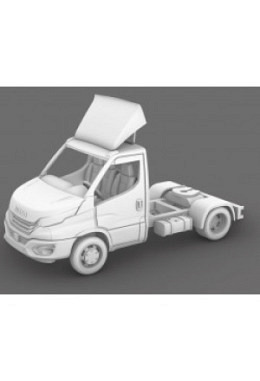 Daily Sattelzugmaschine mit Spoiler