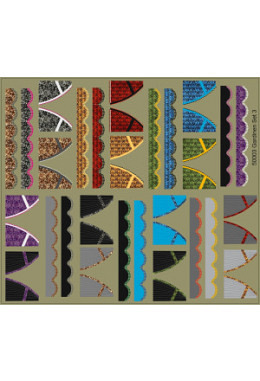  Gardinen Set 3 (Dänisch Plüsch)