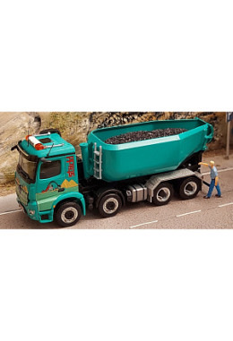 Betonmulde 4-Achser (passend auf Herpa..