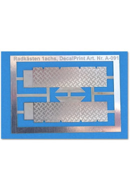Ätzteil Kotflügel für 1 Achse