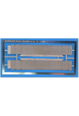 Ätzteil Kotflügel für 3 Achsen