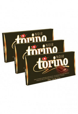 Torino noir vegan 3 x 100g