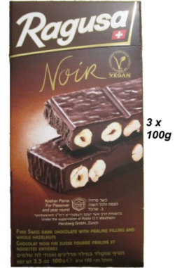 RAGUSA Noir vegan - 3 x 100g