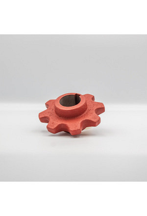 Kettenrad zu Steilförderer mit Keilbahn