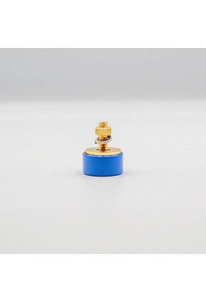 Magnet blau komplett mit Schrauben