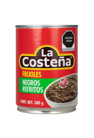 Gebratene Bohnen Schwarz