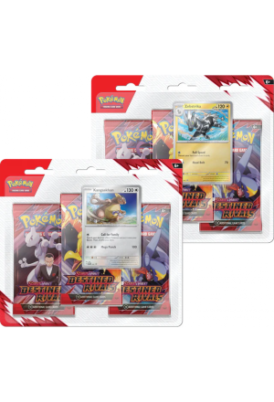 Pokemon Destined Rivals 3-Pack Blister (Assrt.) EN