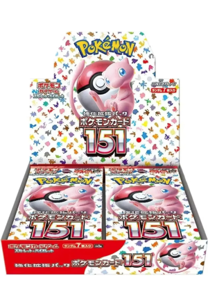 Pokémon 151 Booster Display JP