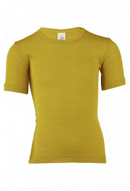 Kinder-Shirt kurzarm, safran