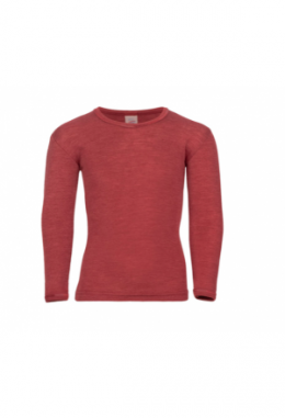 Kindershirt langarm, kupfer